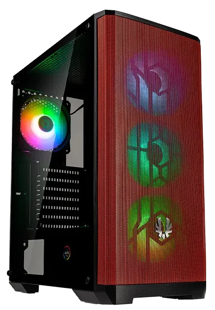 NOVA MESH SE TG 4 A-RGB BLACK/RED